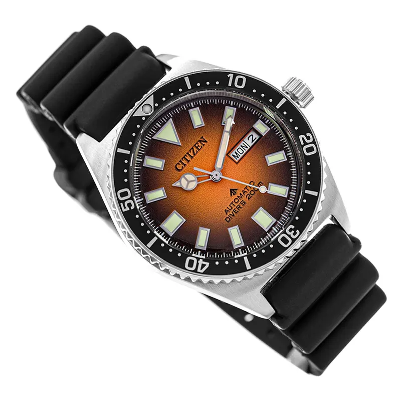 Citizen Promaster Diver's Automatic Orange Dial Men's Watch | NY0120-01Z